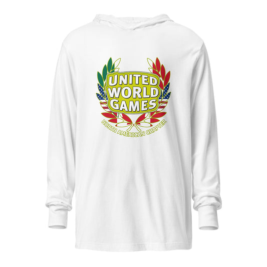 Performance | Hooded Long Sleeve T Shirt | USA ALL STARS BERLIN 2026 | Summit Games Emblem Logo
