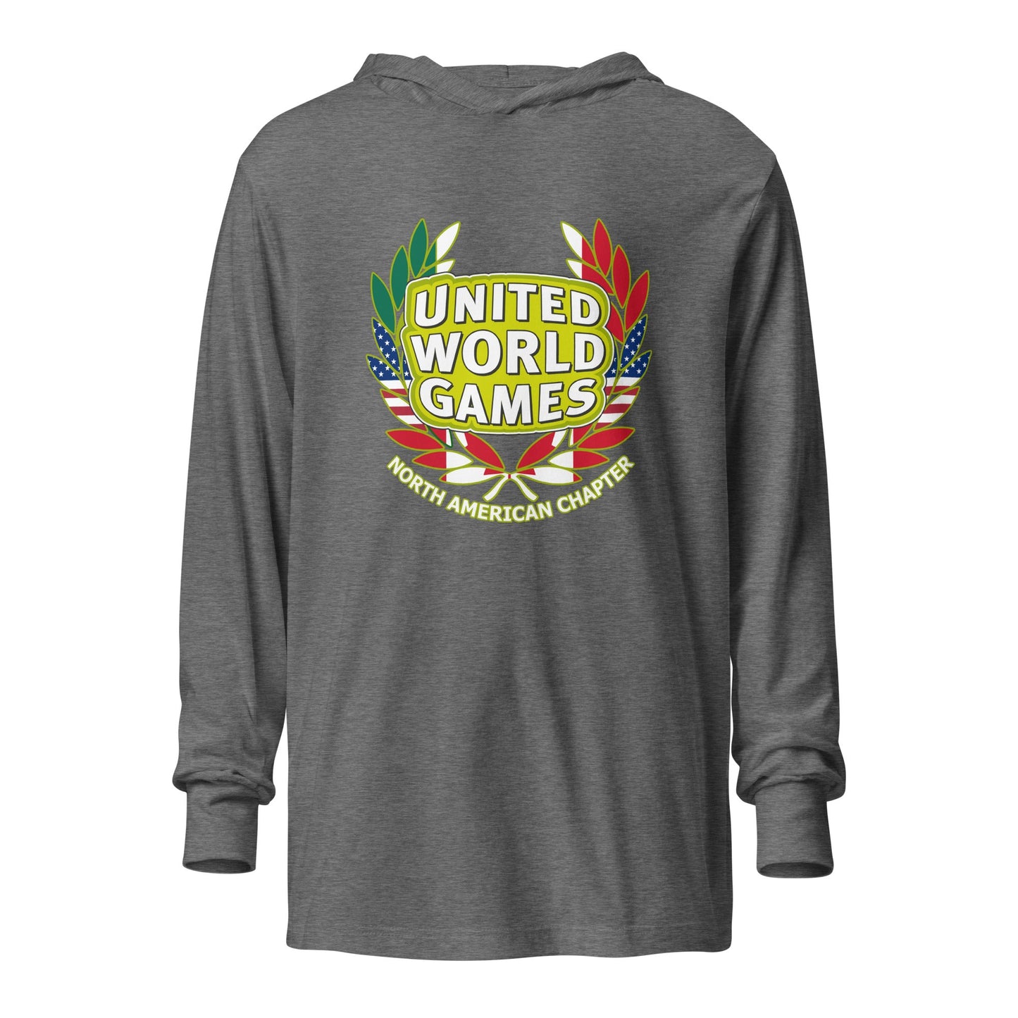 Performance | Hooded Long Sleeve T Shirt | USA ALL STARS BERLIN 2026 | Summit Games Emblem Logo