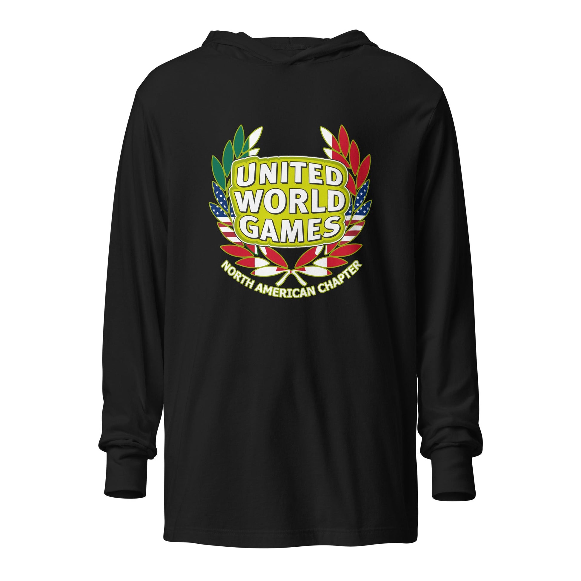 Performance | Hooded Long Sleeve T Shirt | USA ALL STARS BERLIN 2026 | Summit Games Emblem Logo