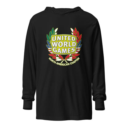 Performance | Hooded Long Sleeve T Shirt | USA ALL STARS BERLIN 2026 | Summit Games Emblem Logo