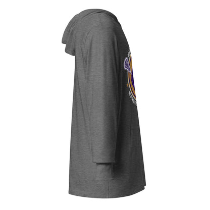 Performance | Hooded Long Sleeve T Shirt | UW Women's Club Lacrosse | Badge Logo