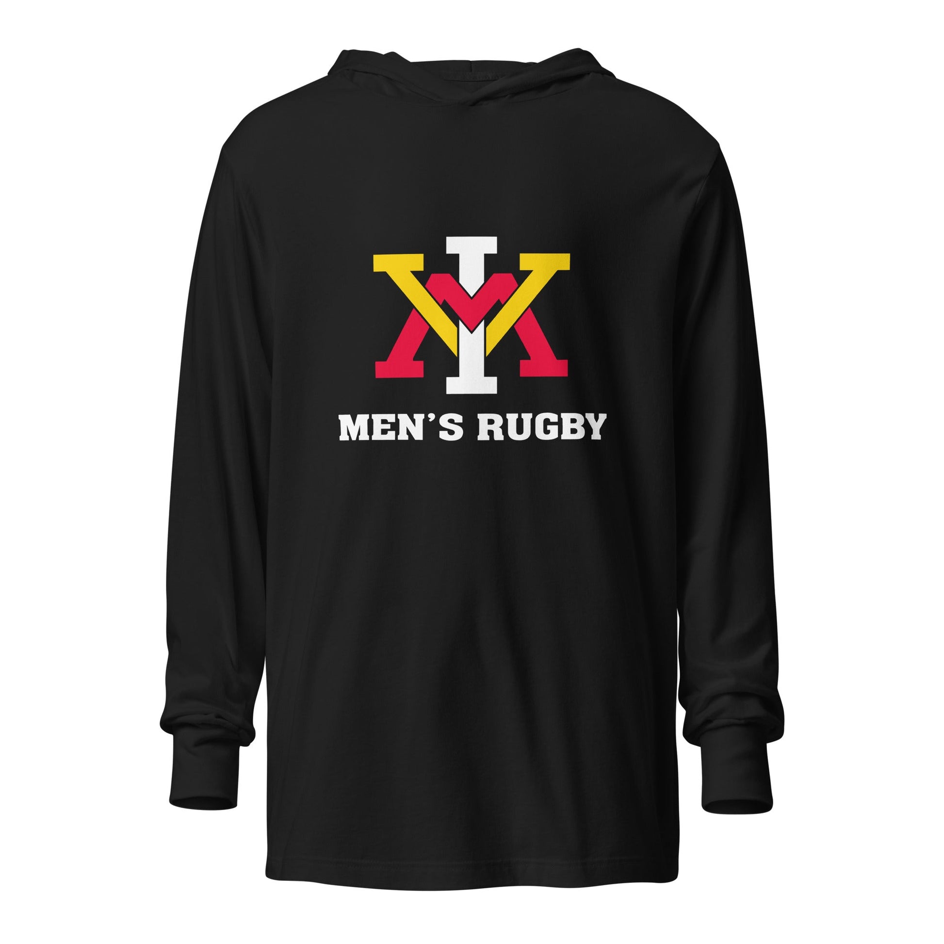 Performance | Hooded Long Sleeve T Shirt | Virginia Military Institute Rugby | Alt Logo