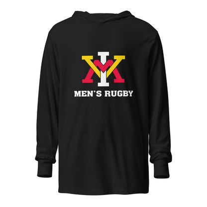 Performance | Hooded Long Sleeve T Shirt | Virginia Military Institute Rugby | Alt Logo