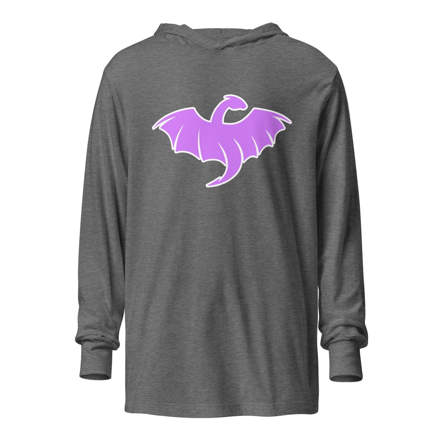 Performance | Hooded Long Sleeve T Shirt | VŘXŇ | Midnight Vanguard Logo