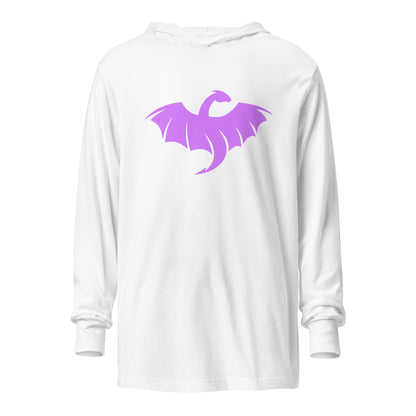 Performance | Hooded Long Sleeve T Shirt | VŘXŇ | Midnight Vanguard Logo