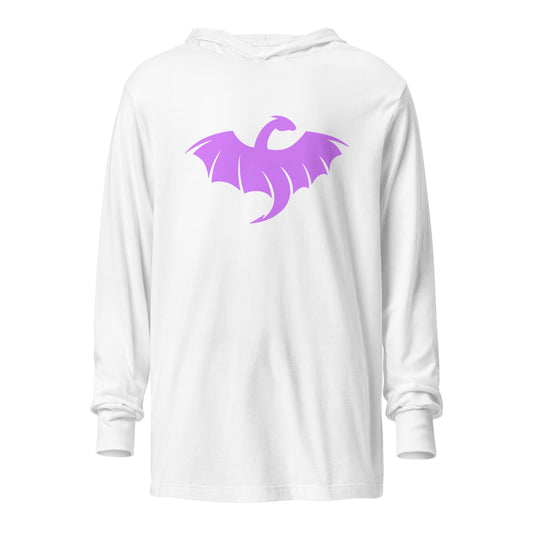 Performance | Hooded Long Sleeve T Shirt | VŘXŇ | Midnight Vanguard Logo