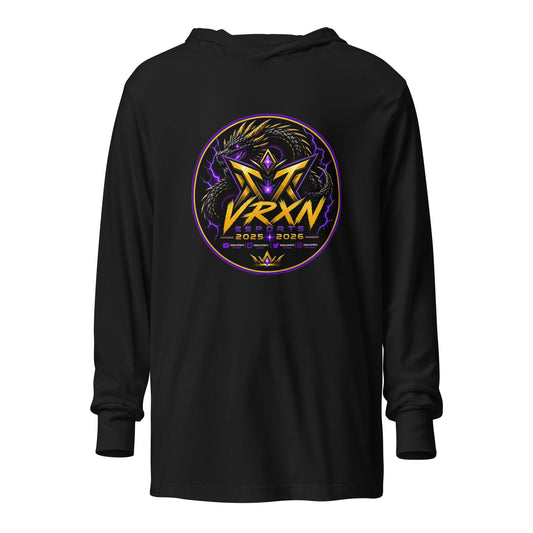 Performance | Hooded Long Sleeve T Shirt | VŘXŃESPORT | Titan Crest Logo