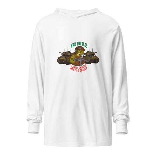 Performance | Hooded Long Sleeve T Shirt | War Turtles | Battalion Logo