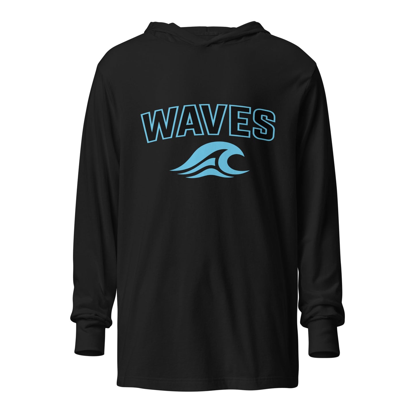 Performance | Hooded Long Sleeve T Shirt | Waves Basketball