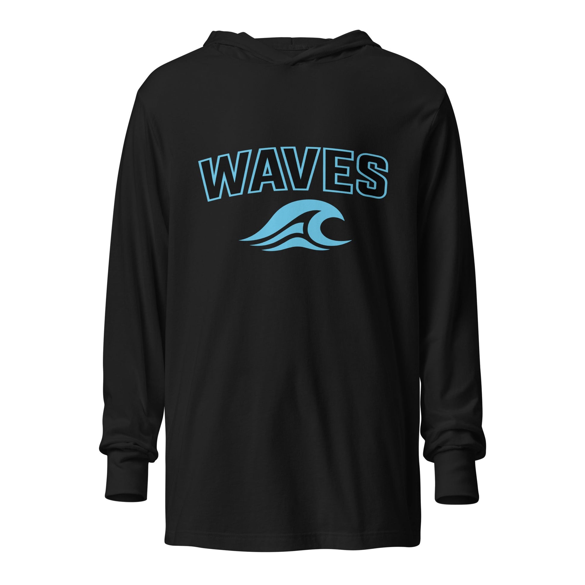 Performance | Hooded Long Sleeve T Shirt | Waves Basketball