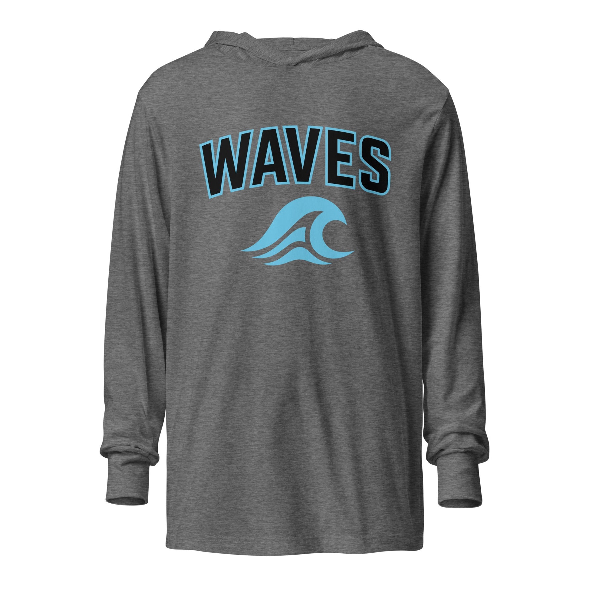Performance | Hooded Long Sleeve T Shirt | Waves Basketball