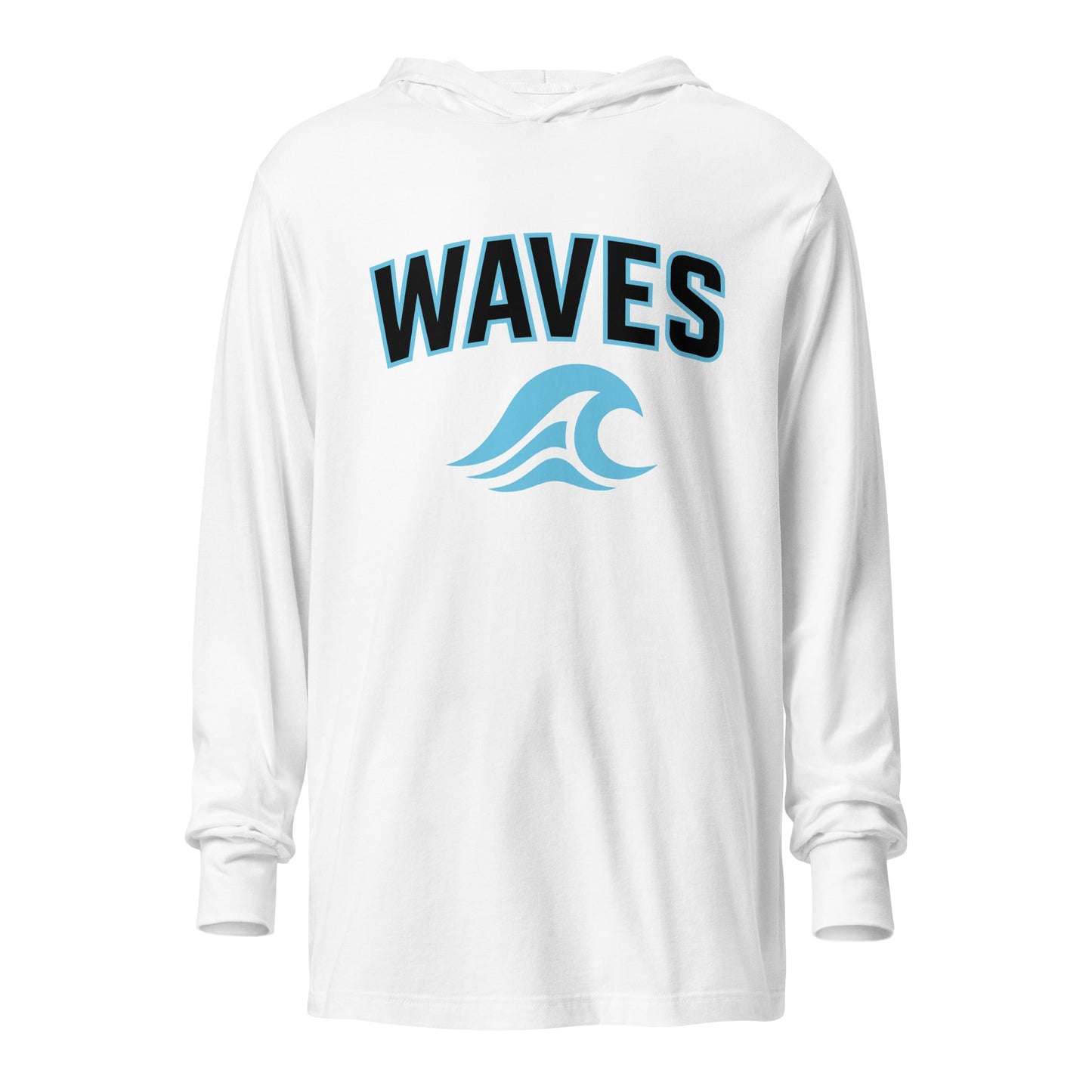 Performance | Hooded Long Sleeve T Shirt | Waves Basketball
