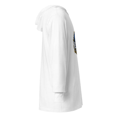 Performance | Hooded Long Sleeve T Shirt | W.B.Saul Razorbacks | Crest Logo