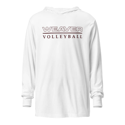 Performance | Hooded Long Sleeve T Shirt | Weaver High School | Classic Court Mark Logo