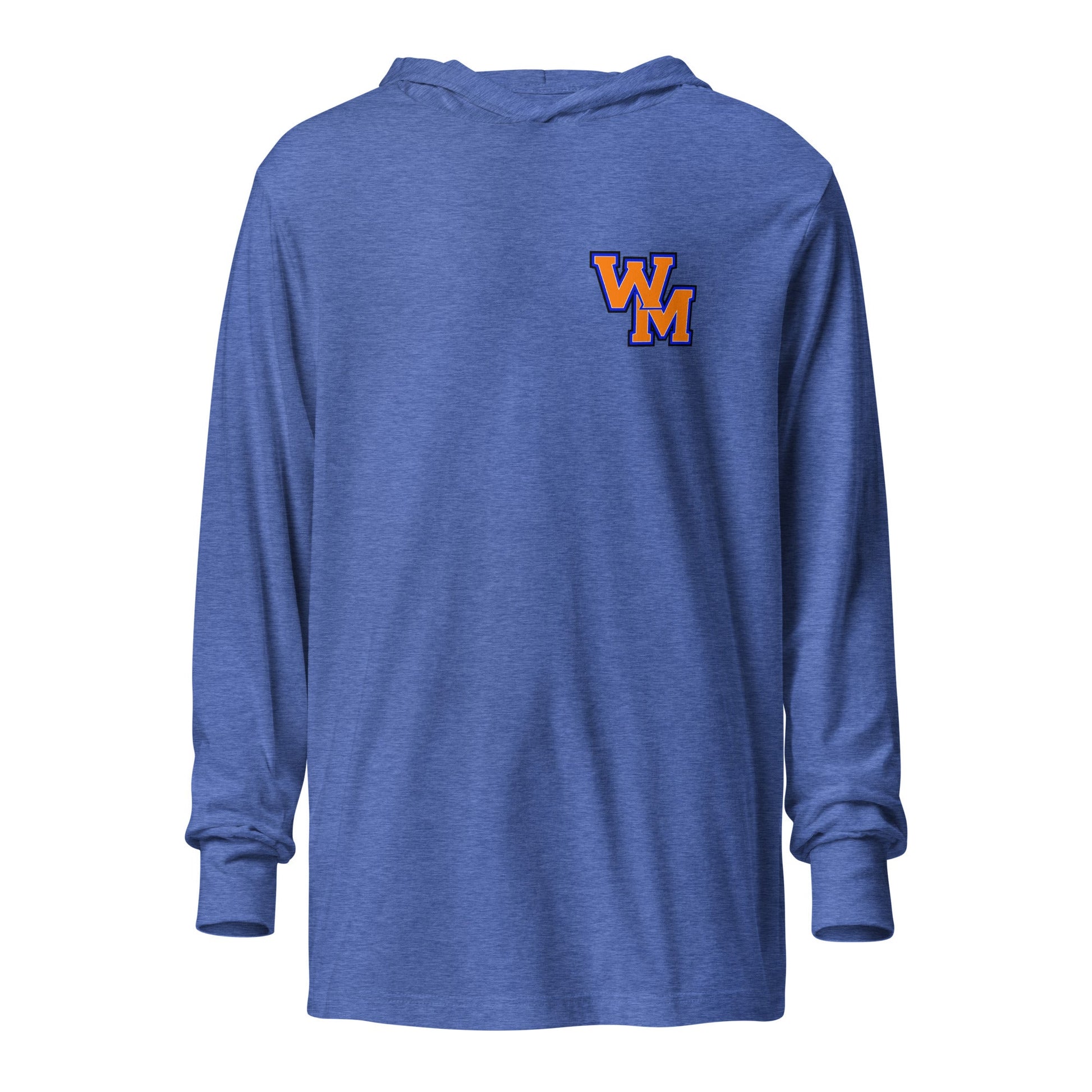 Performance | Hooded Long Sleeve T Shirt | West Memphis Community Christian College Gators | Vanguard Logo