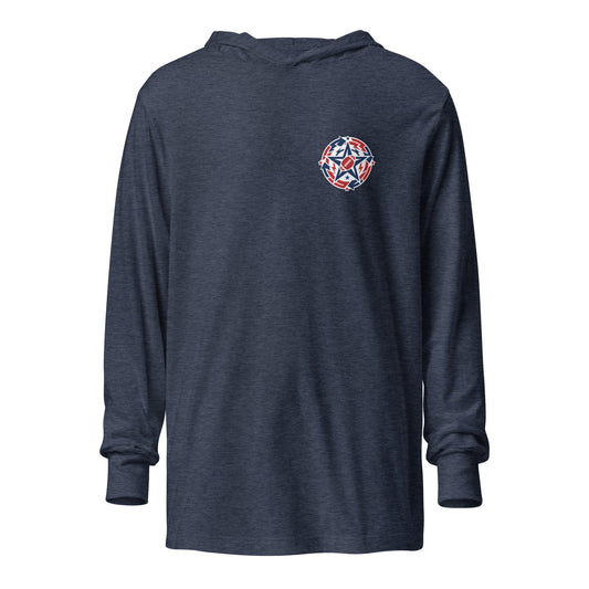 Performance | Hooded Long Sleeve T Shirt | West Mound Stars | Apex Logo