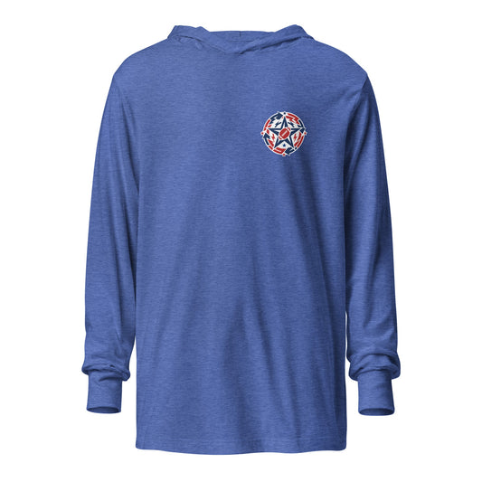 Performance | Hooded Long Sleeve T Shirt | West Mound Stars | Apex Logo