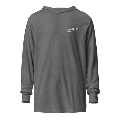 Performance | Hooded Long Sleeve T Shirt | West Texas Flyers | Flyer Logo