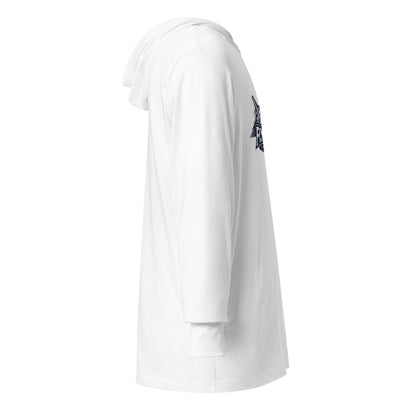 Performance | Hooded Long Sleeve T Shirt | West Texas Flyers | Flyer Mascot Logo
