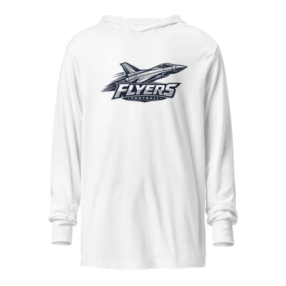 Performance | Hooded Long Sleeve T Shirt | West Texas Flyers | Flyer Mascot Logo