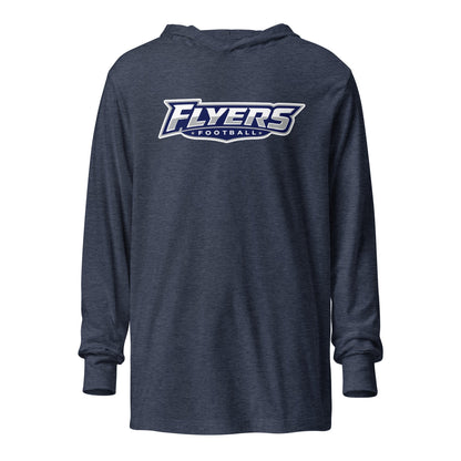 Performance | Hooded Long Sleeve T Shirt | West Texas Flyers | Flyers Script Logo