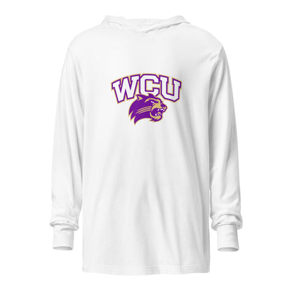 Performance | Hooded Long Sleeve T Shirt | Western Carolina Ultimate | WCU Roar Mark Logo