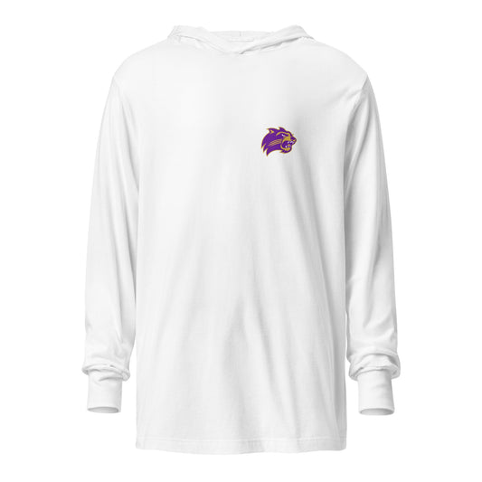 Performance | Hooded Long Sleeve T Shirt | Western Carolina Ultimate | Wildcats Crest Logo