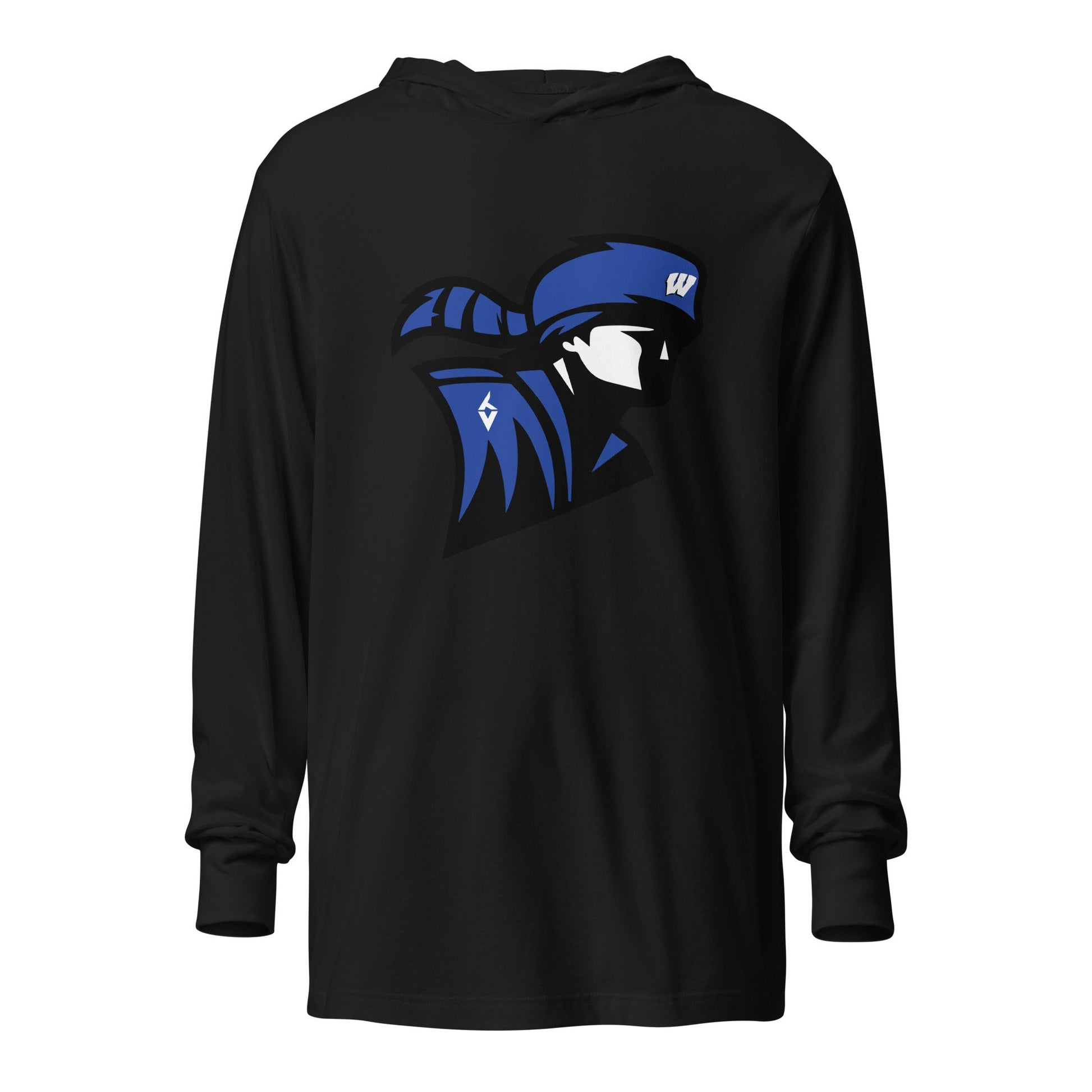 Performance | Hooded Long Sleeve T Shirt | Western High School Football | Crest Logo