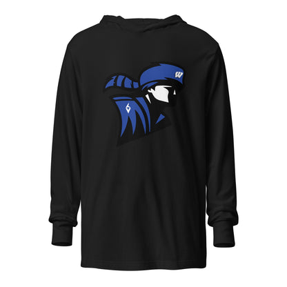 Performance | Hooded Long Sleeve T Shirt | Western High School Football | Crest Logo