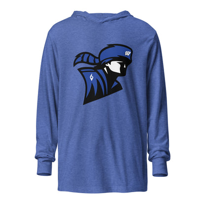 Performance | Hooded Long Sleeve T Shirt | Western High School Football | Crest Logo