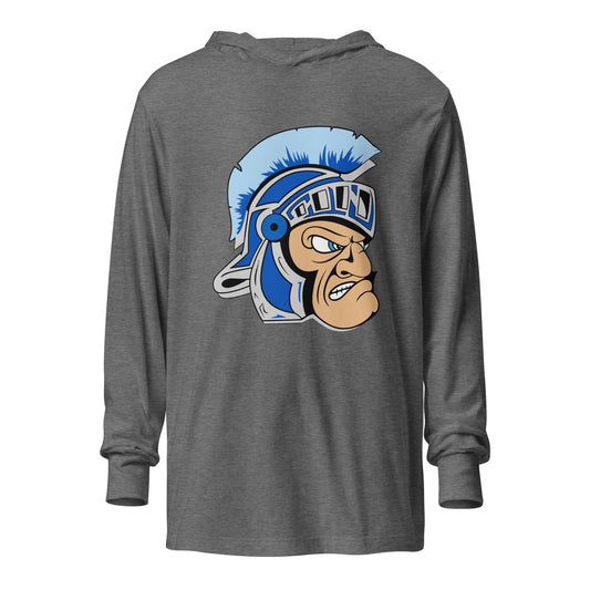 Performance | Hooded Long Sleeve T Shirt | Widefield Football Booster Club | Vanguard Spartans Logo