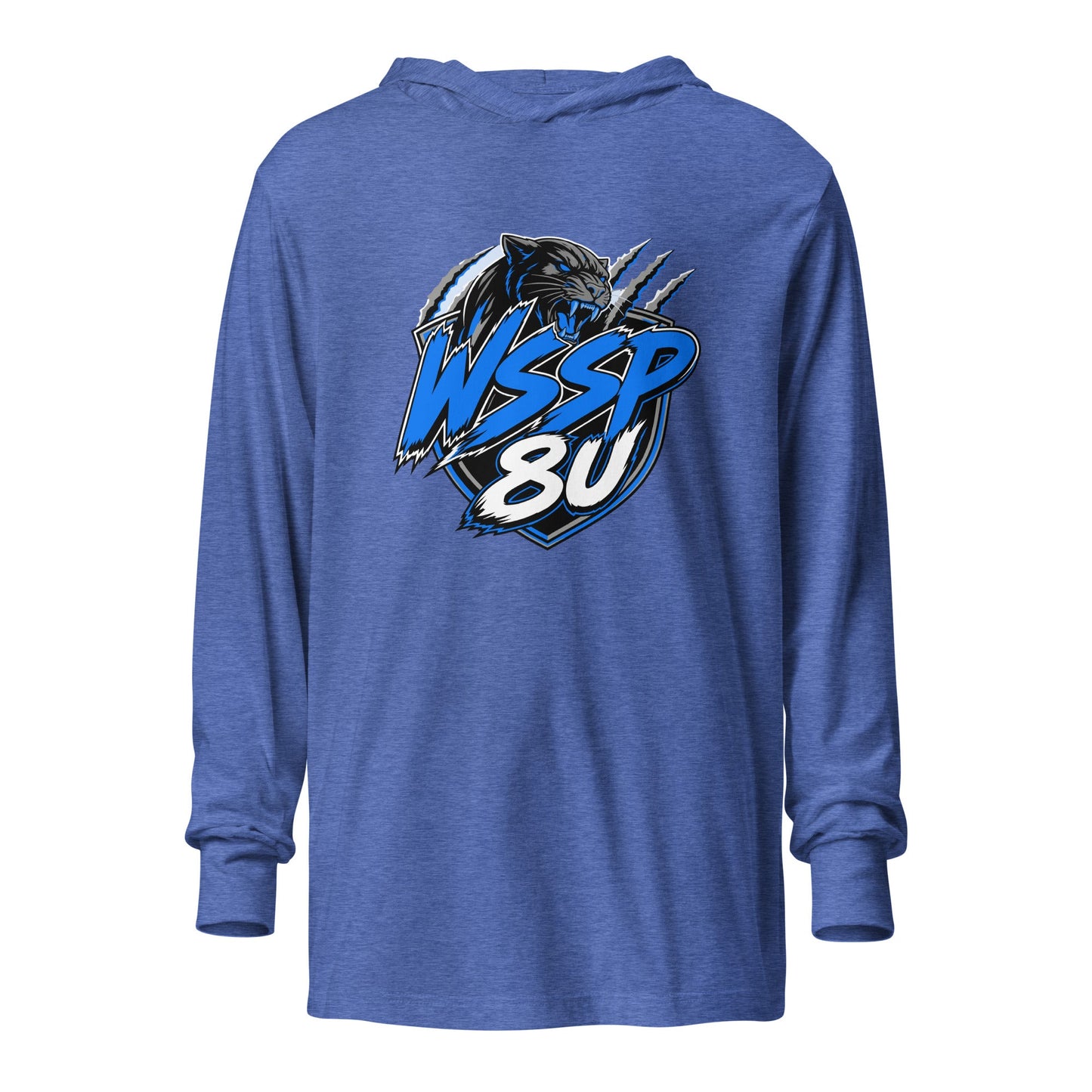 Performance | Hooded Long Sleeve T Shirt | WSSP | Panther Strike Logo