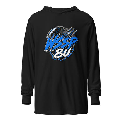Performance | Hooded Long Sleeve T Shirt | WSSP | Panther Strike Logo