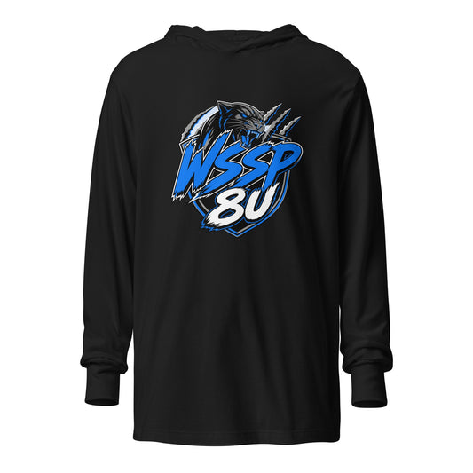 Performance | Hooded Long Sleeve T Shirt | WSSP | Panther Strike Logo