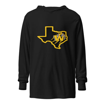 Performance | Hooded Long Sleeve T Shirt | WYSA | Texas Logo