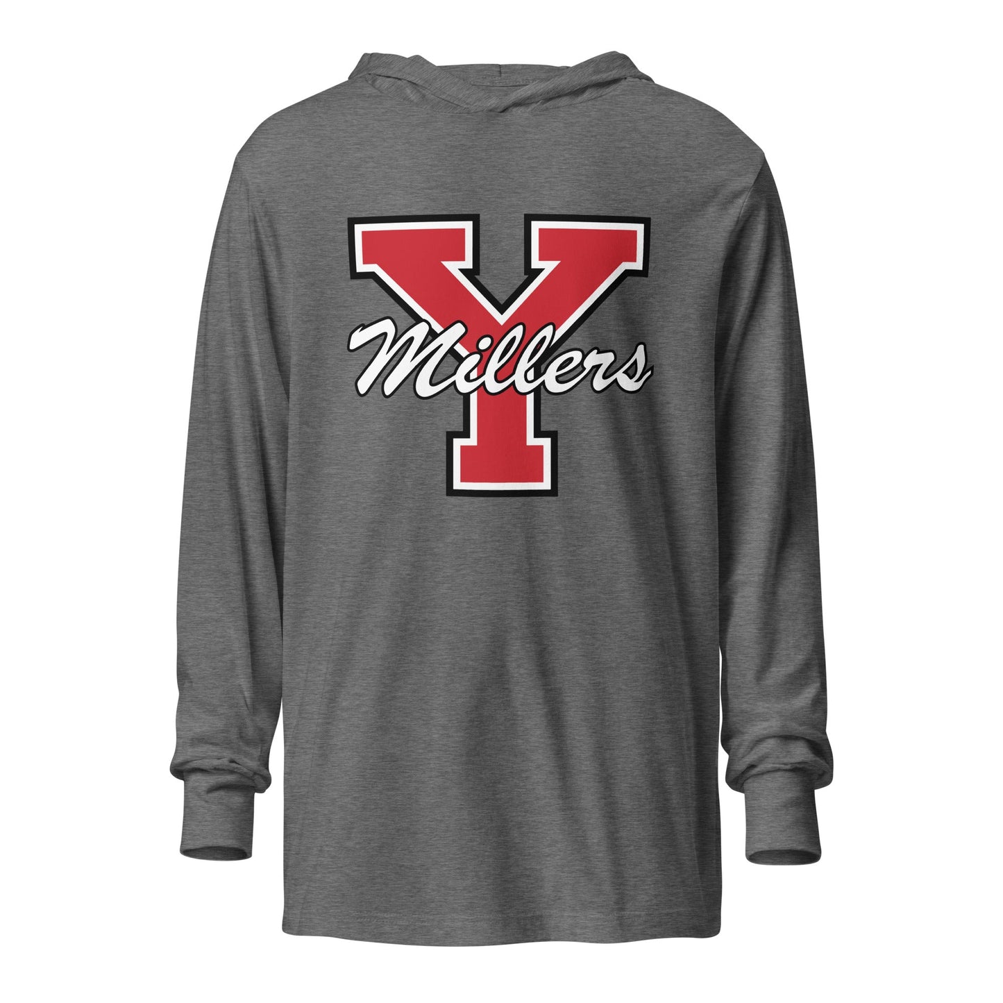 Performance | Hooded Long Sleeve T Shirt | Yukon Student Council | Crest Logo