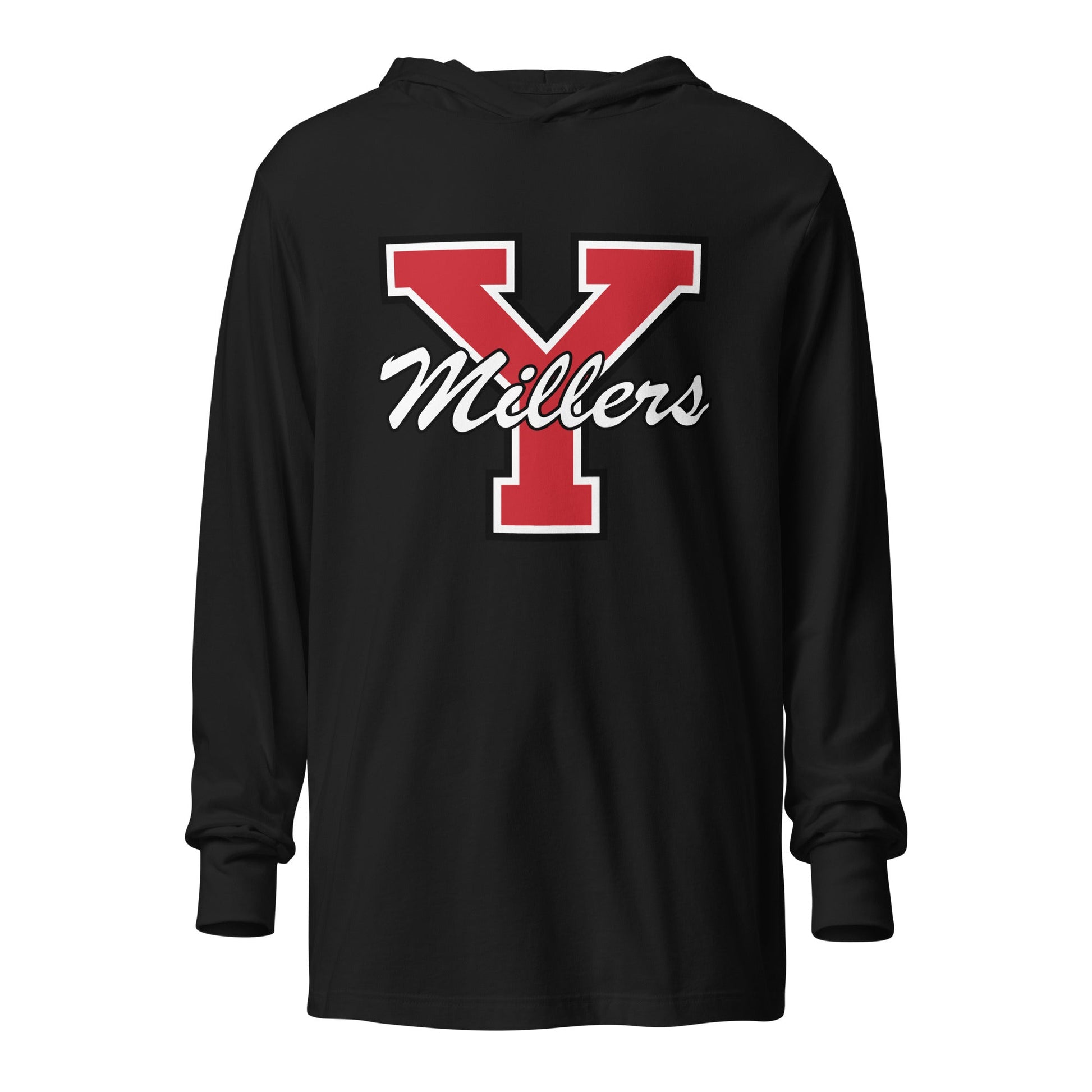 Performance | Hooded Long Sleeve T Shirt | Yukon Student Council | Crest Logo