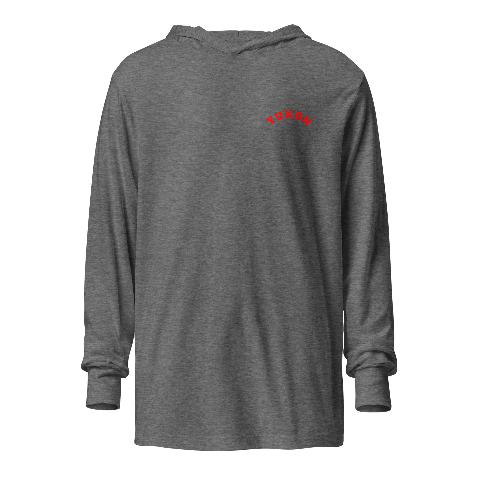 Performance | Hooded Long Sleeve T Shirt | Yukon Student Council | Script Logo