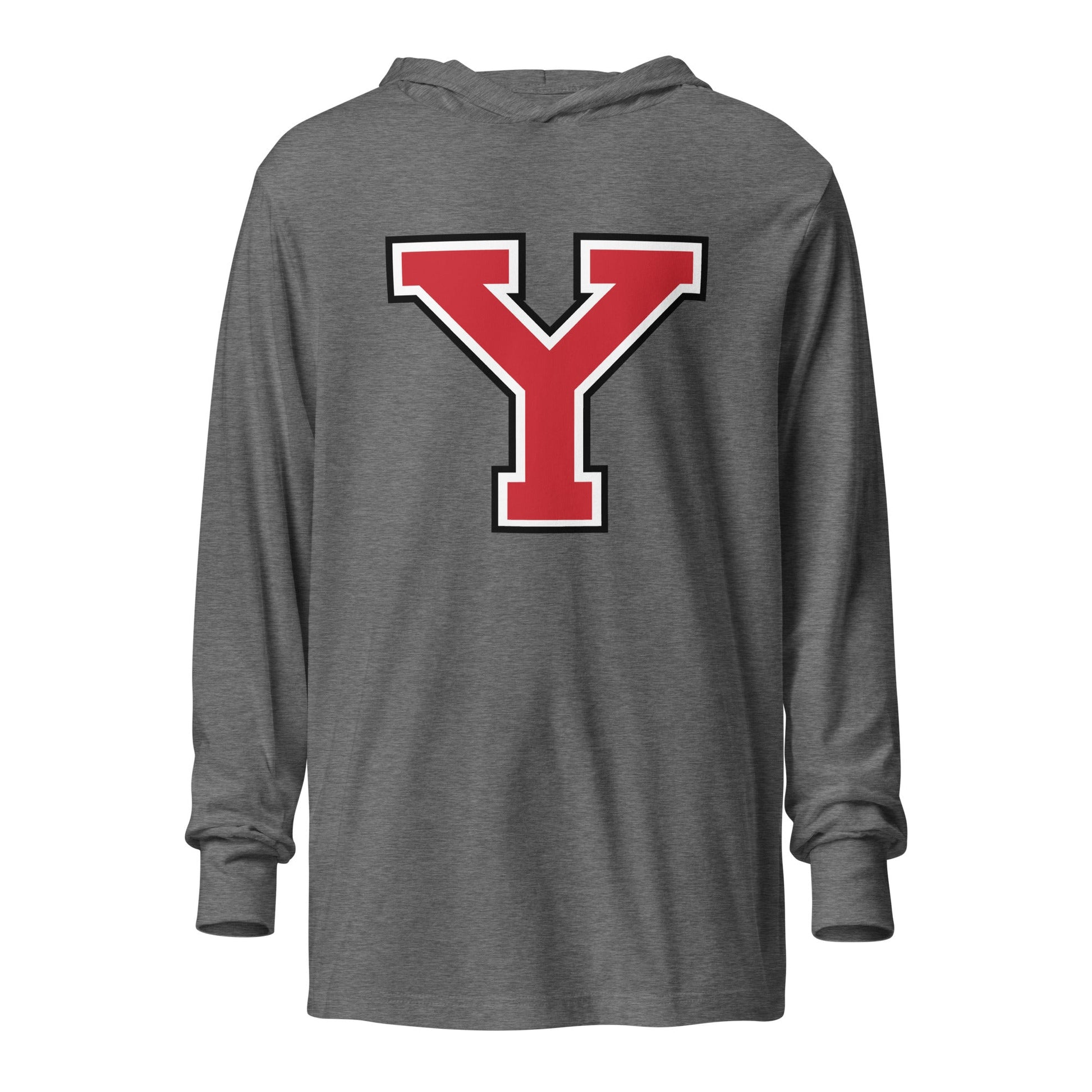 Performance | Hooded Long Sleeve T Shirt | Yukon Student Council | Y-Mark Logo