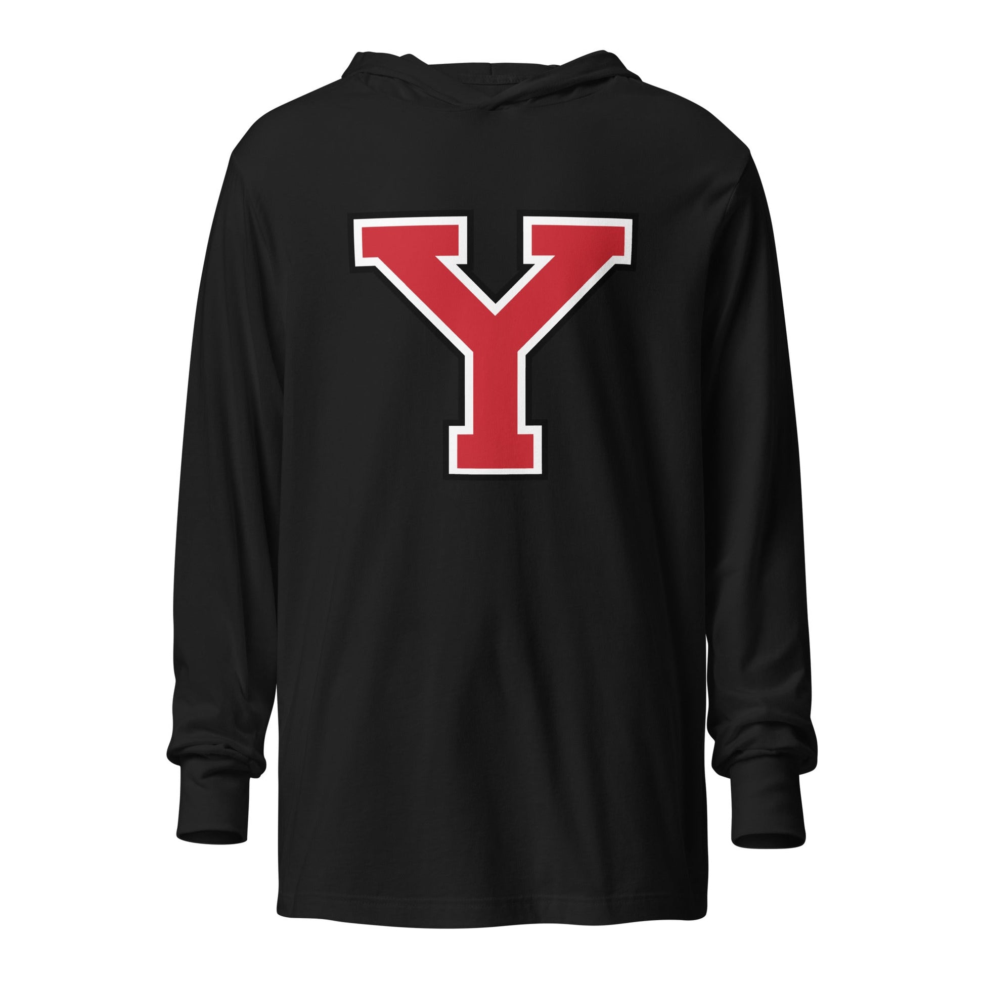 Performance | Hooded Long Sleeve T Shirt | Yukon Student Council | Y-Mark Logo