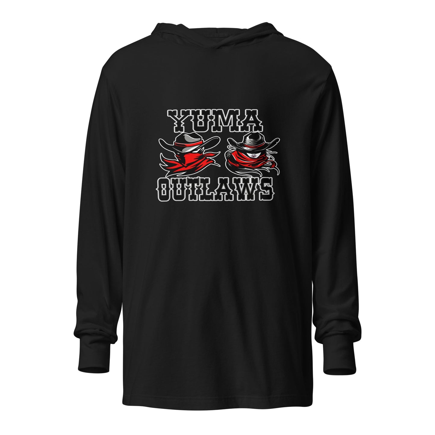 Performance | Hooded Long Sleeve T Shirt | Yuma Outlaws Lady Basketball