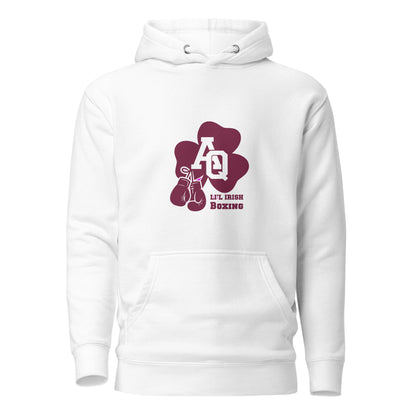 Performance | Hoodie | Aquinas Li’l Irish Boxing | AQ Shamrock Logo
