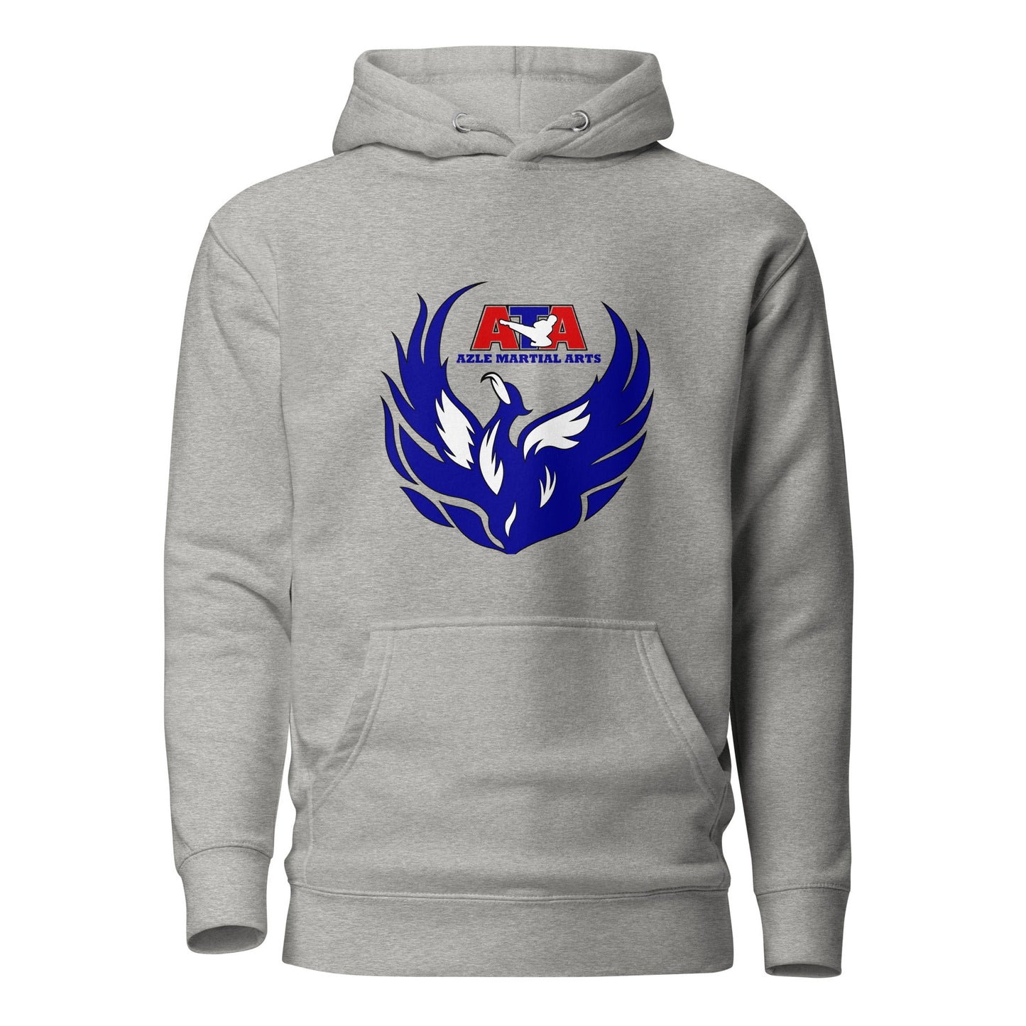Performance | Hoodie | Azle Martial Arts | Blue Fire Crest Logo