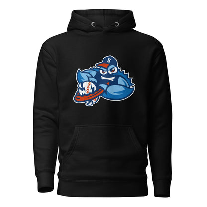Performance | Hoodie | Bellport BlueClaws | Mascot Logo