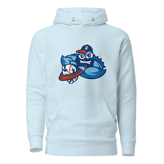 Performance | Hoodie | Bellport BlueClaws | Mascot Logo