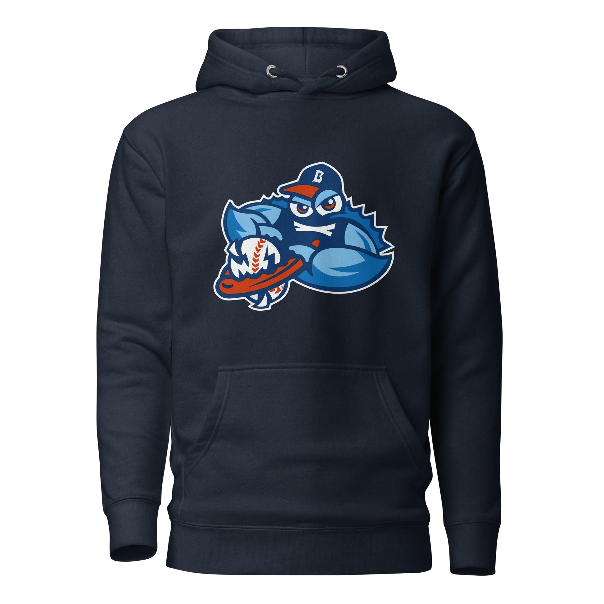 Performance | Hoodie | Bellport BlueClaws | Mascot Logo