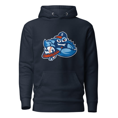 Performance | Hoodie | Bellport BlueClaws | Mascot Logo