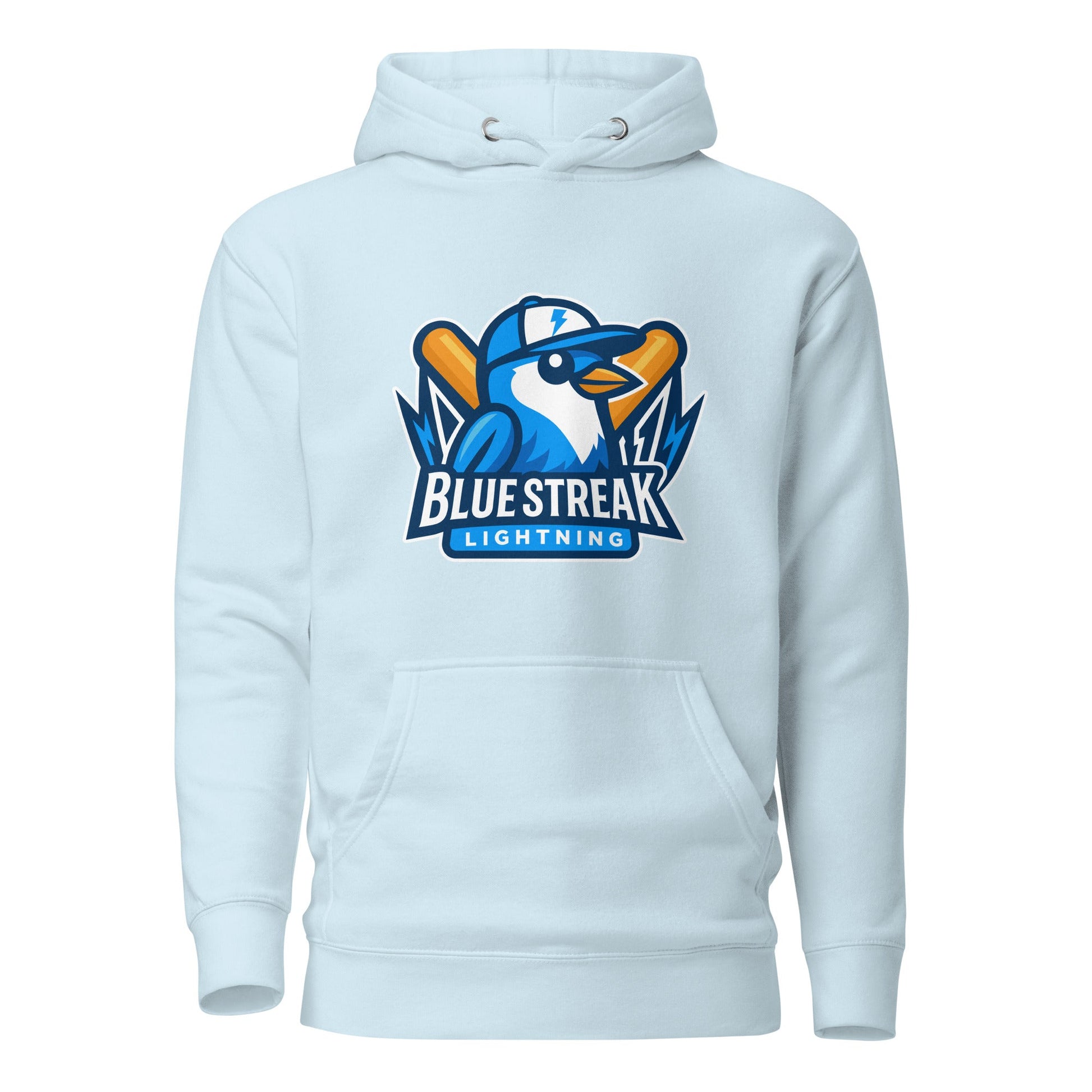 Performance | Hoodie | Blue Streak Lightning | Mascot Logo