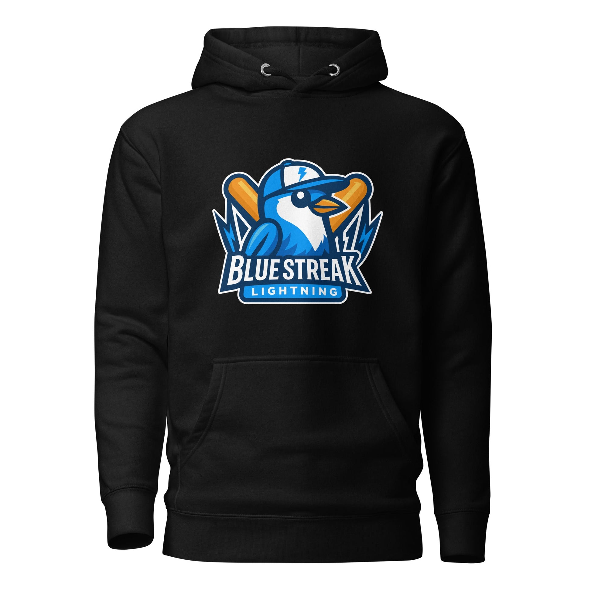 Performance | Hoodie | Blue Streak Lightning | Mascot Logo