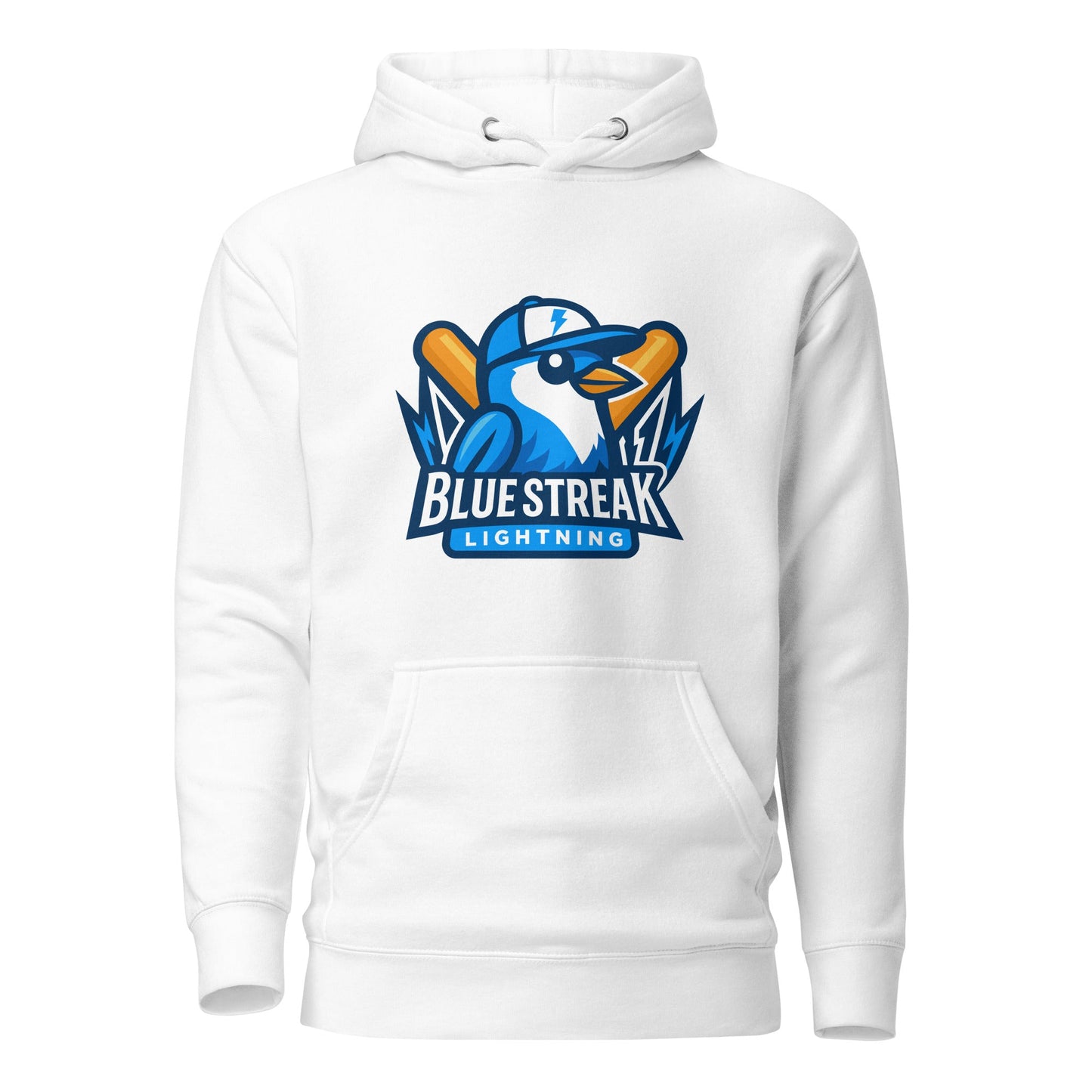 Performance | Hoodie | Blue Streak Lightning | Mascot Logo